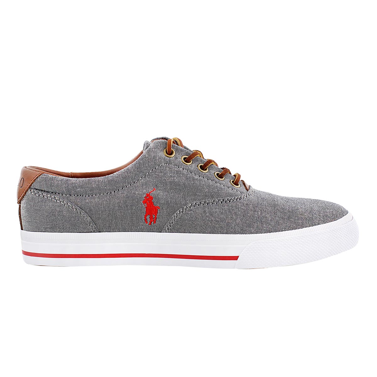 Mns Vaughn grey chambray/leather CVO