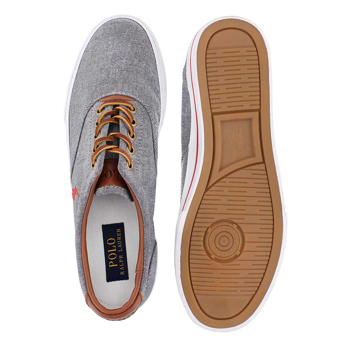 Mns Vaughn grey chambray/leather CVO
