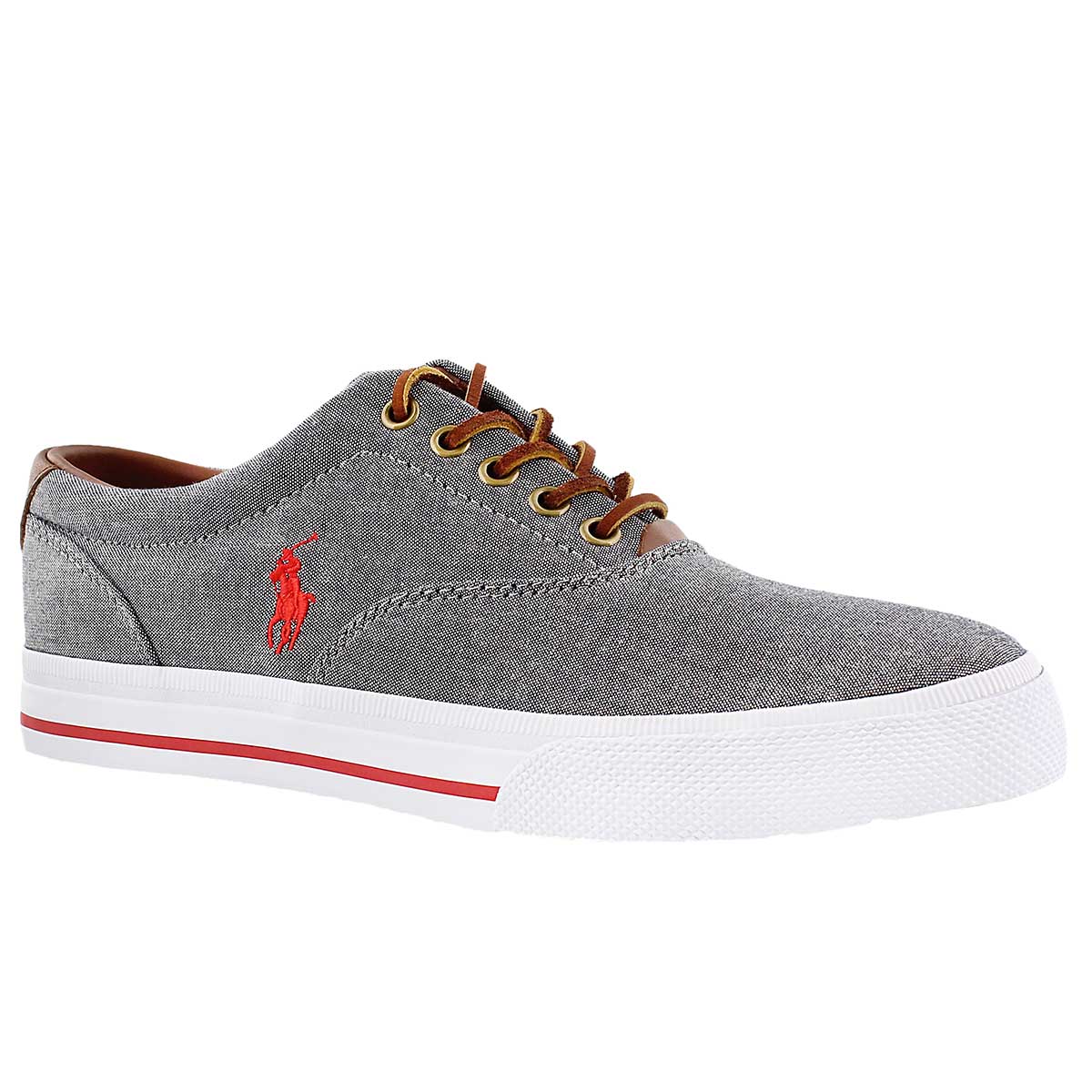 Mns Vaughn grey chambray/leather CVO