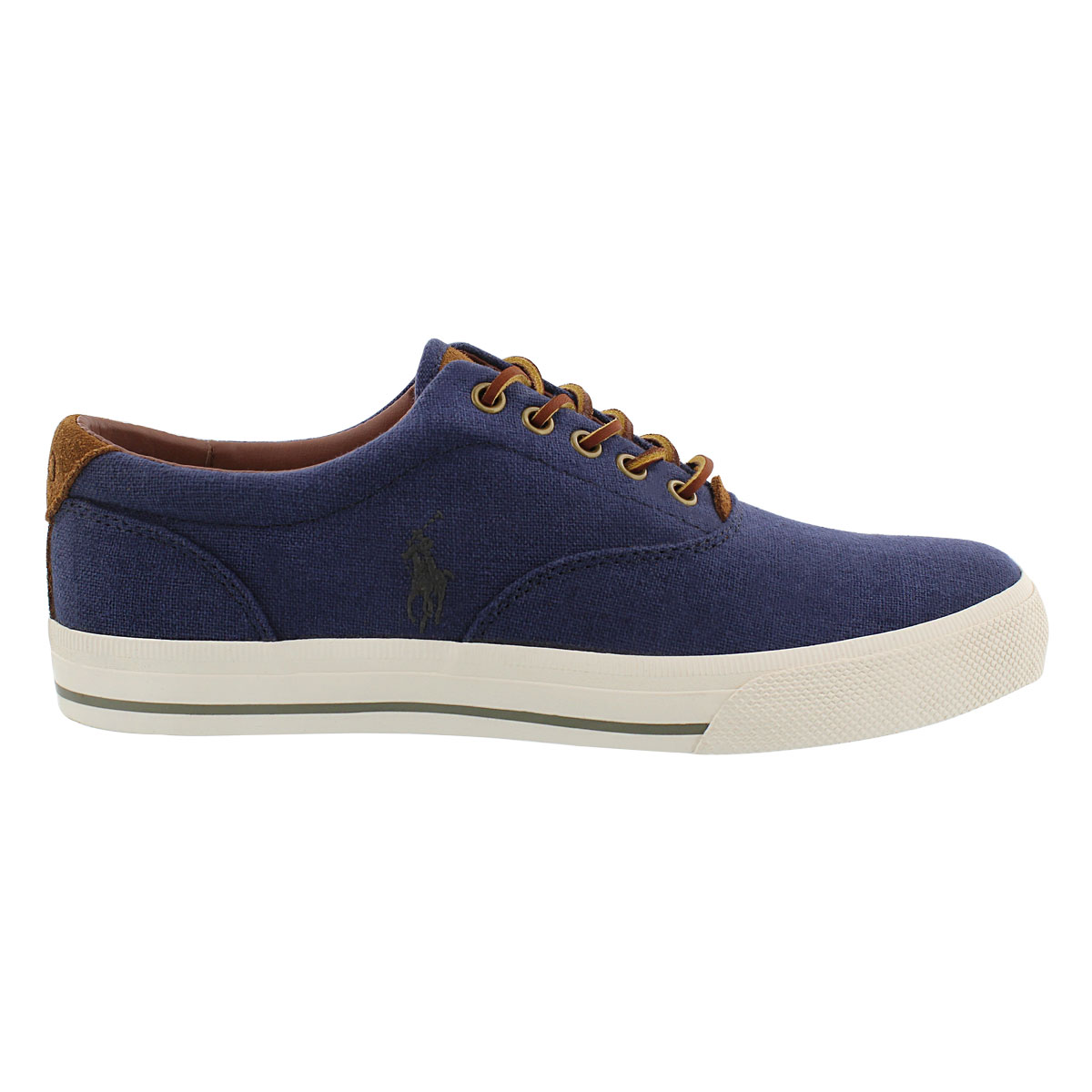 Mns Vaughn navy linen fashion sneaker
