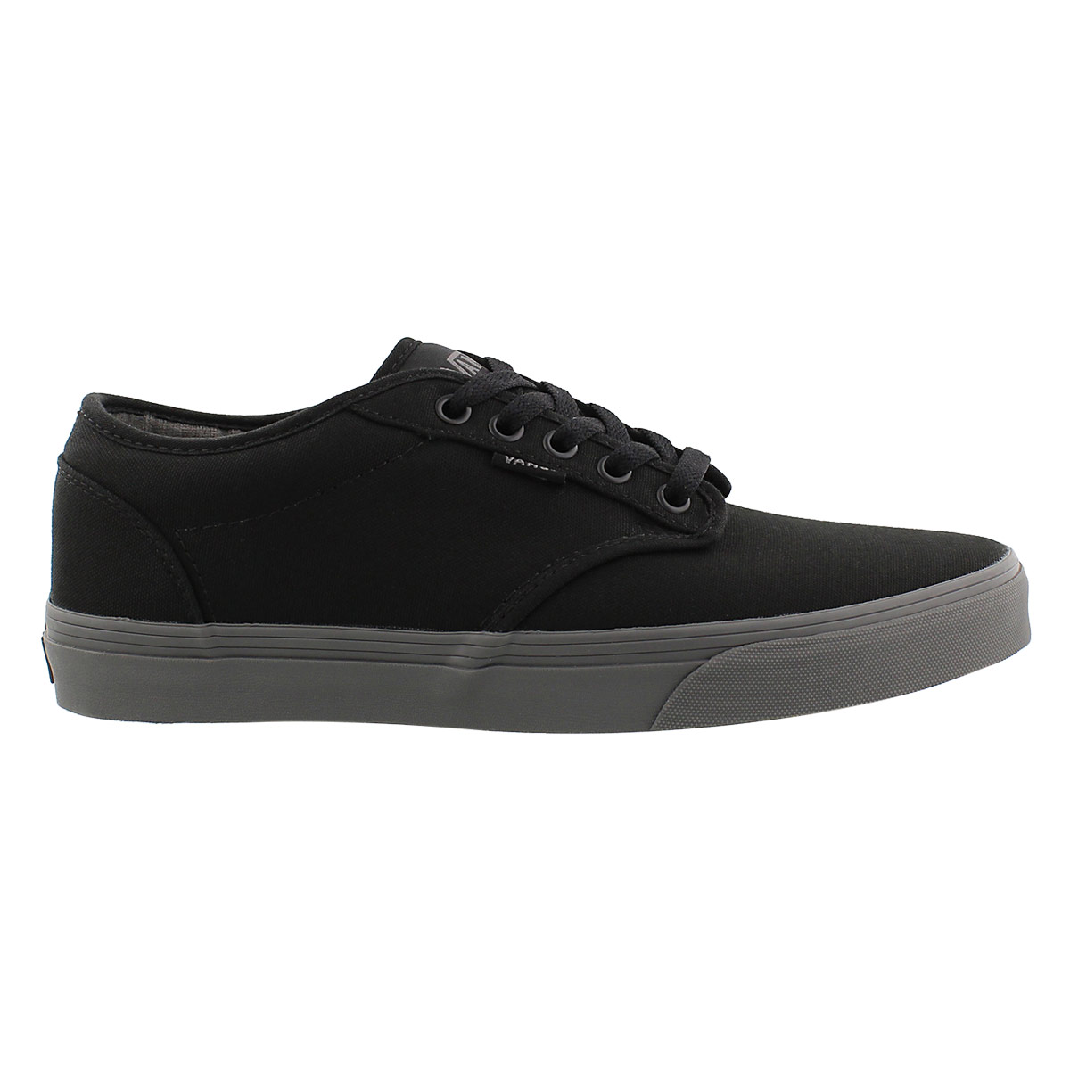 Mns Atwood blk/gry canvas laceup sneaker