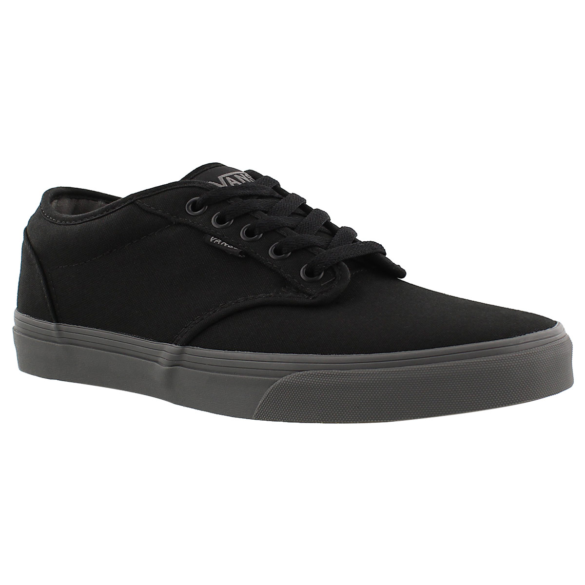 Mns Atwood blk/gry canvas laceup sneaker