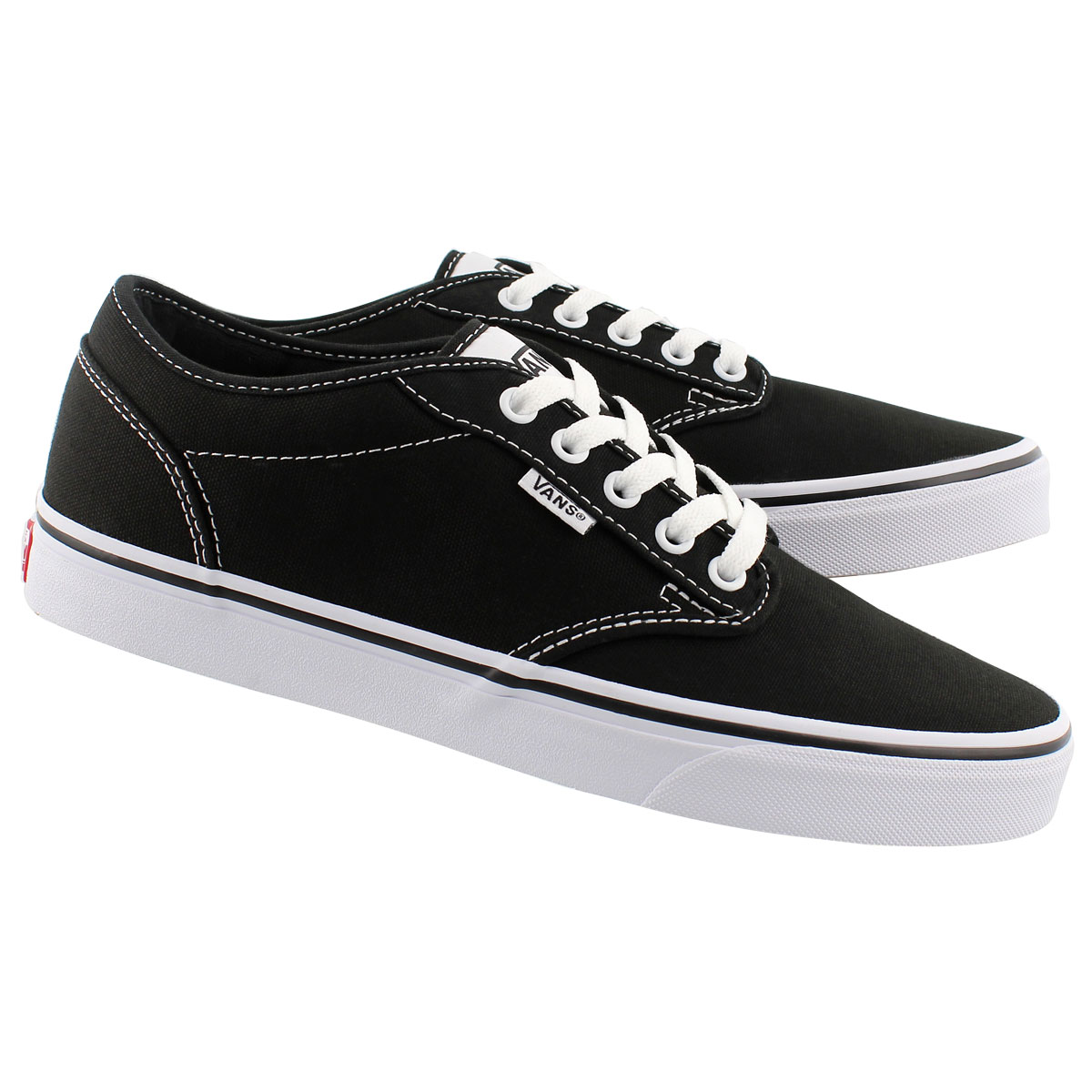 Espadrille lacée Atwood, noir/blanc, hom