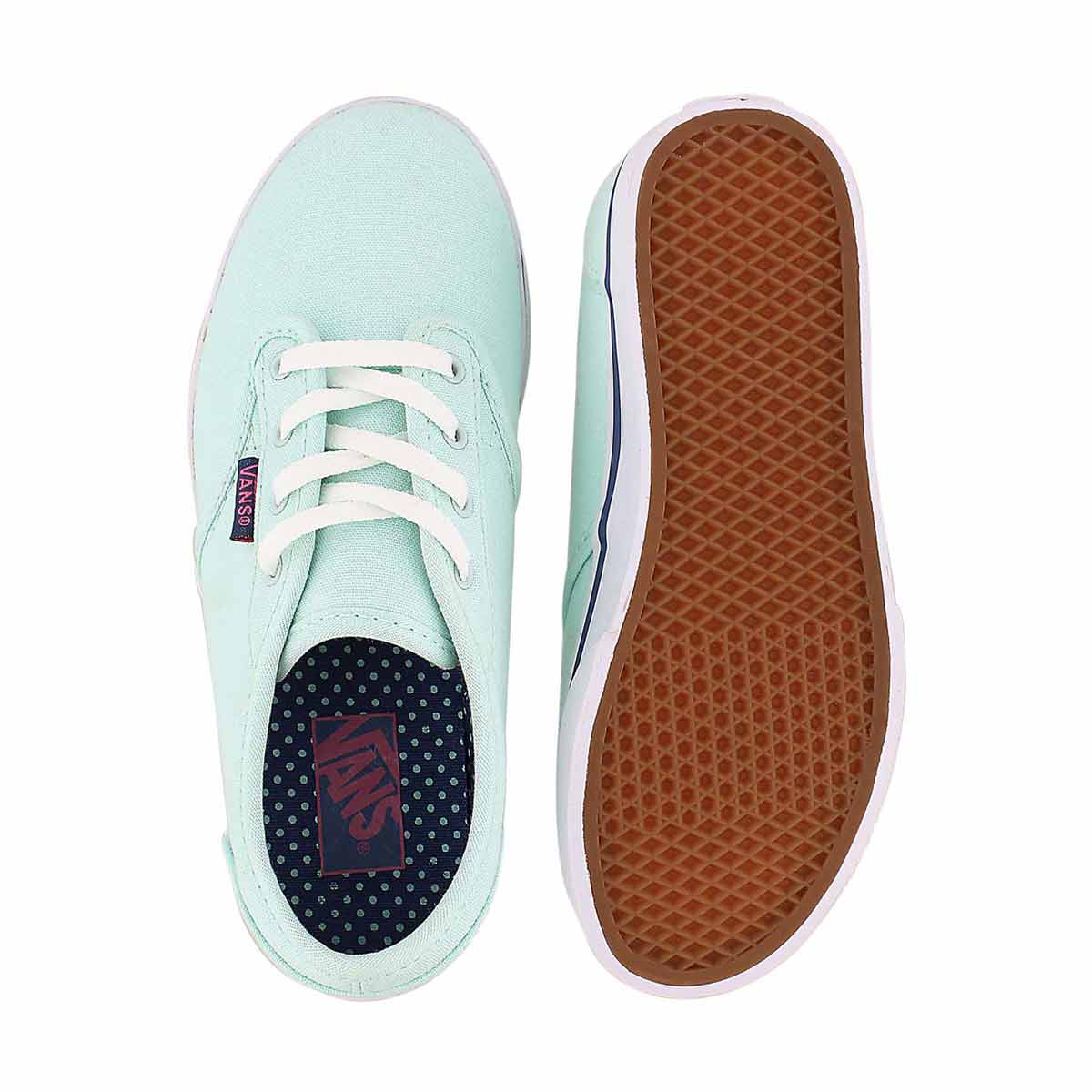 Grls Atwood Low sea grn lace up sneaker