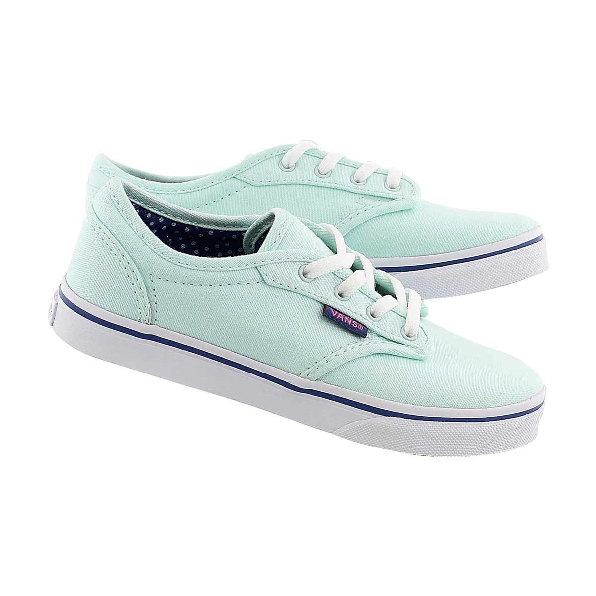 Grls Atwood Low sea grn lace up sneaker