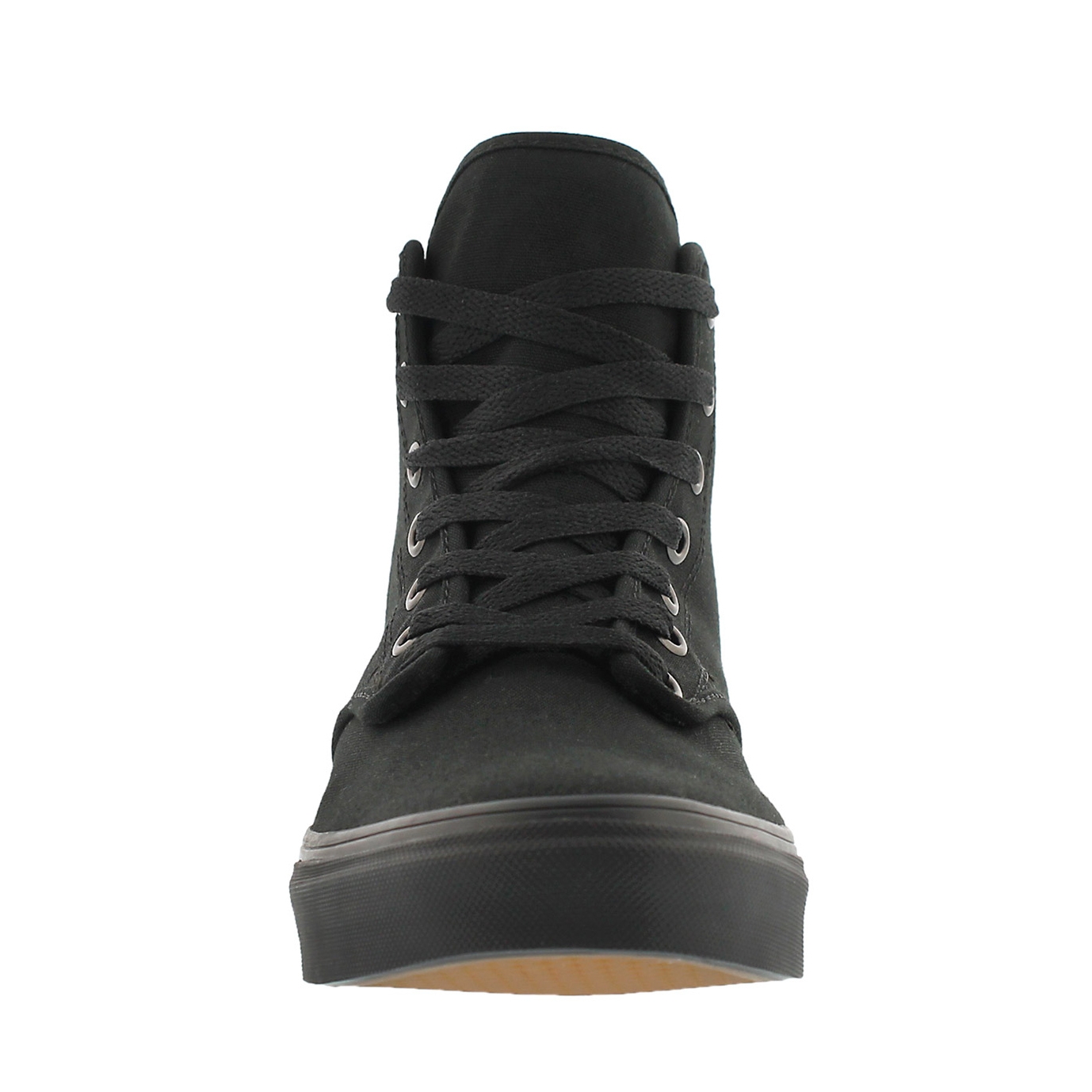 Lds Camden Hi Zip black lace up sneaker