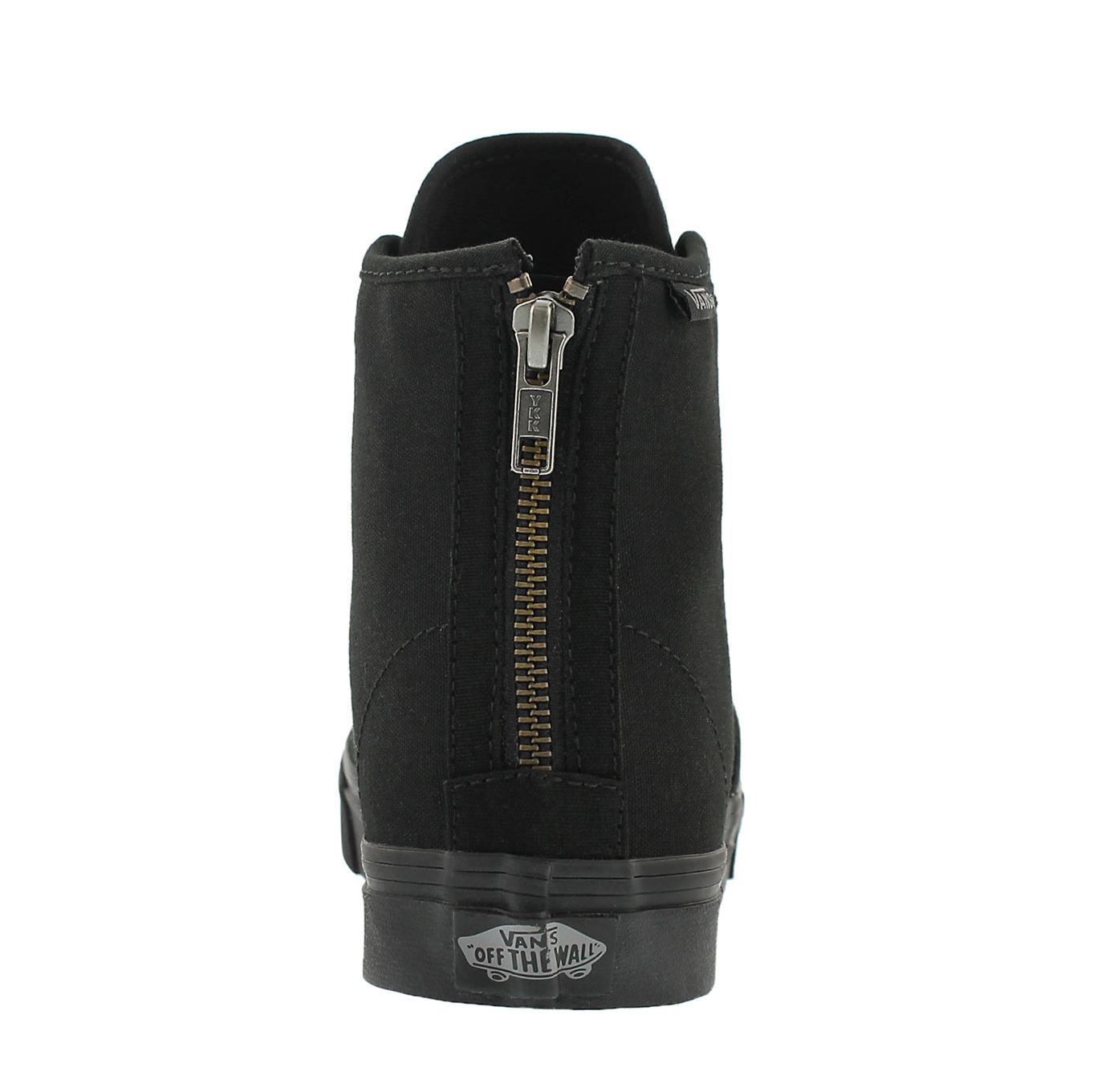 Lds Camden Hi Zip black lace up sneaker