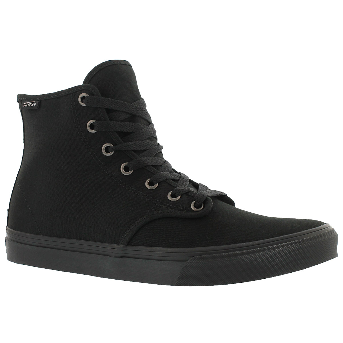 Lds Camden Hi Zip black lace up sneaker