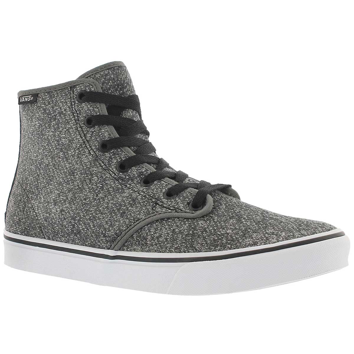 Women's CAMDEN HI ZIP grey lace up sneakers