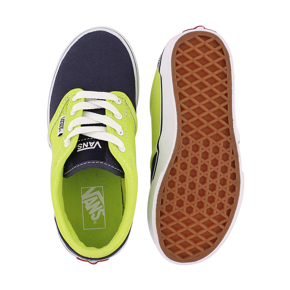 Espad. lacée Atwood, lime/bleu, garçons