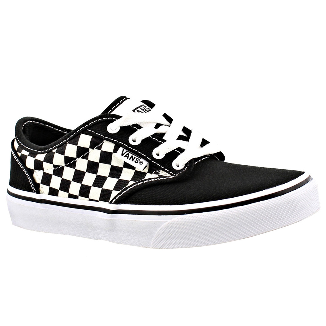 Bys Atwood blk checkered lace up sneaker