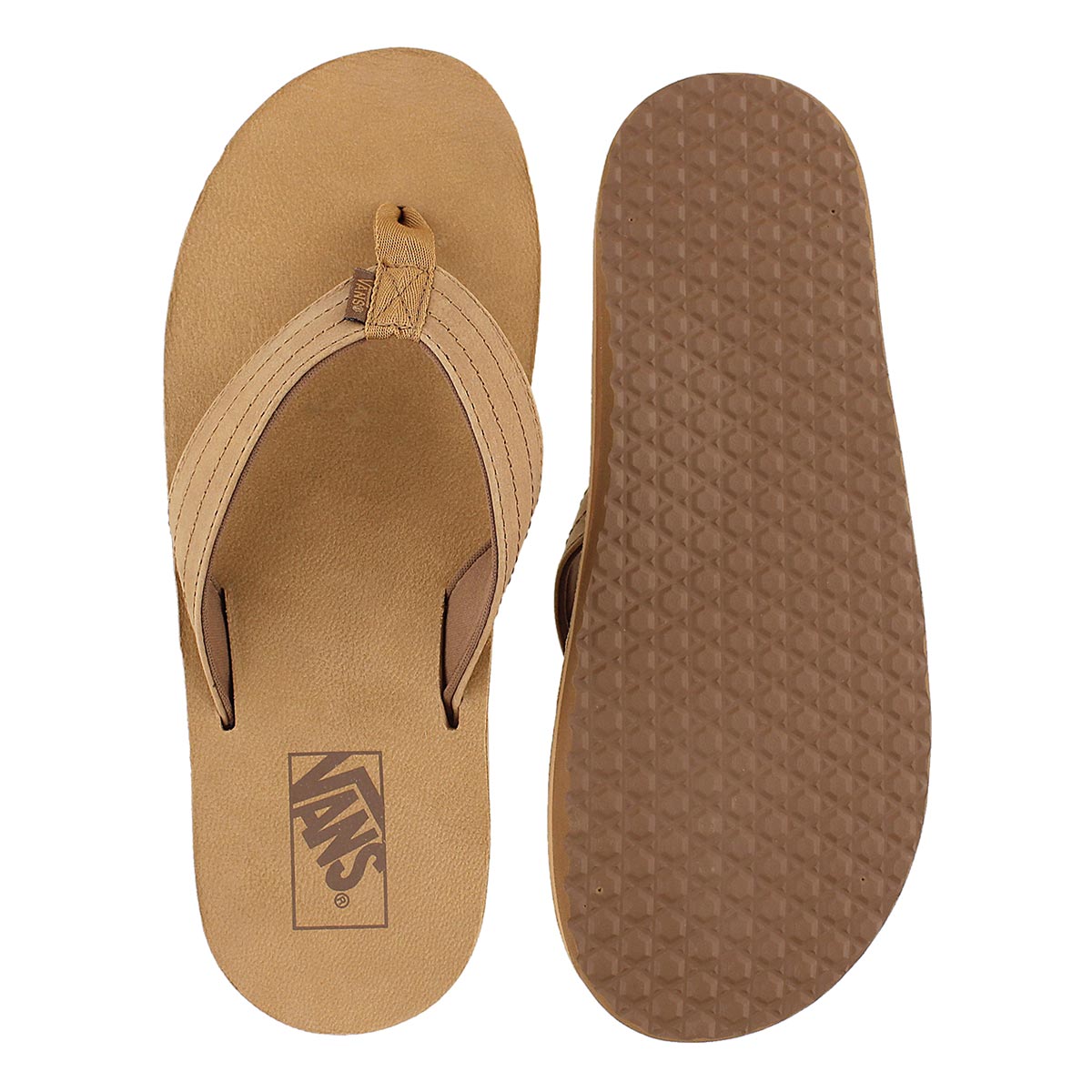 Mns Lancaster tan flip flop
