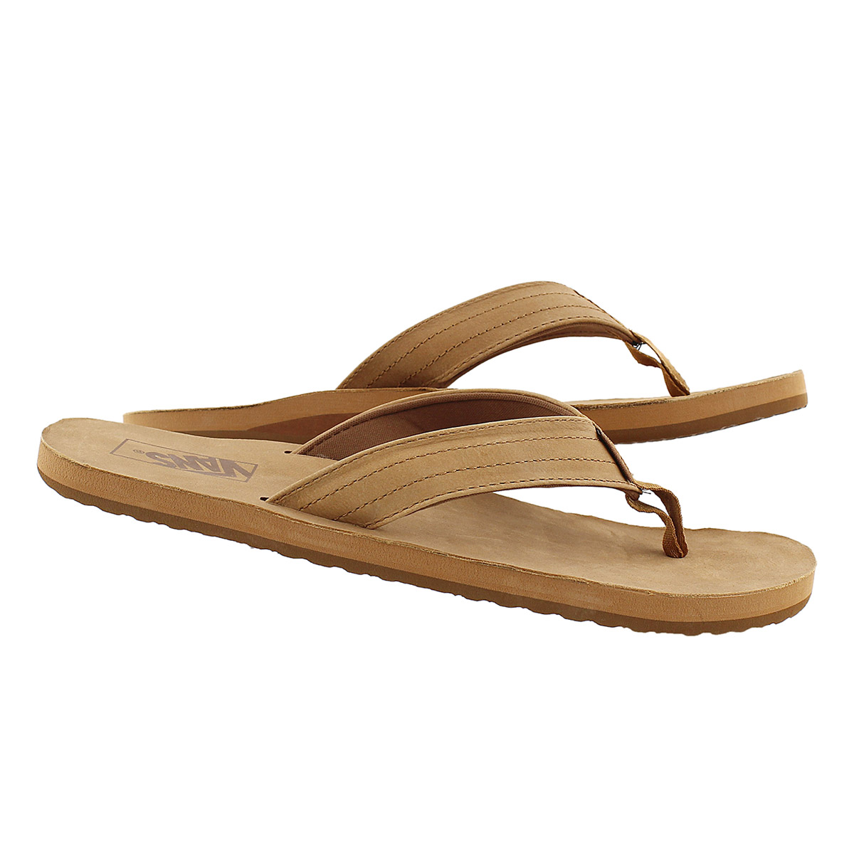 Mns Lancaster tan flip flop