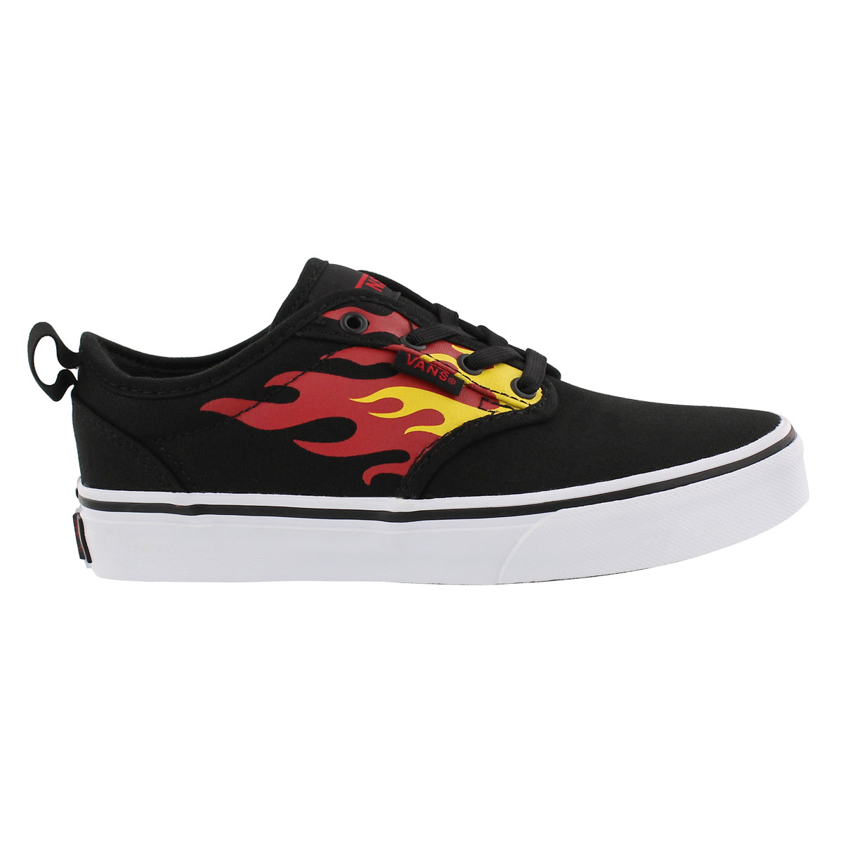 Bys Atwood blk/flame slip on sneaker