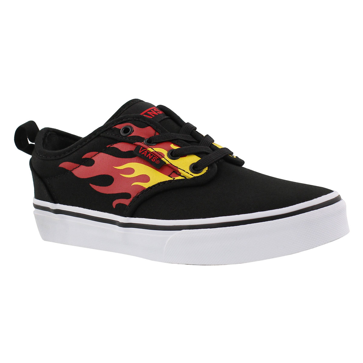 Bys Atwood blk/flame slip on sneaker