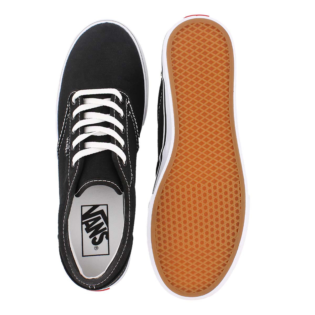 Lds Atwood Low blk/wht lace up sneaker