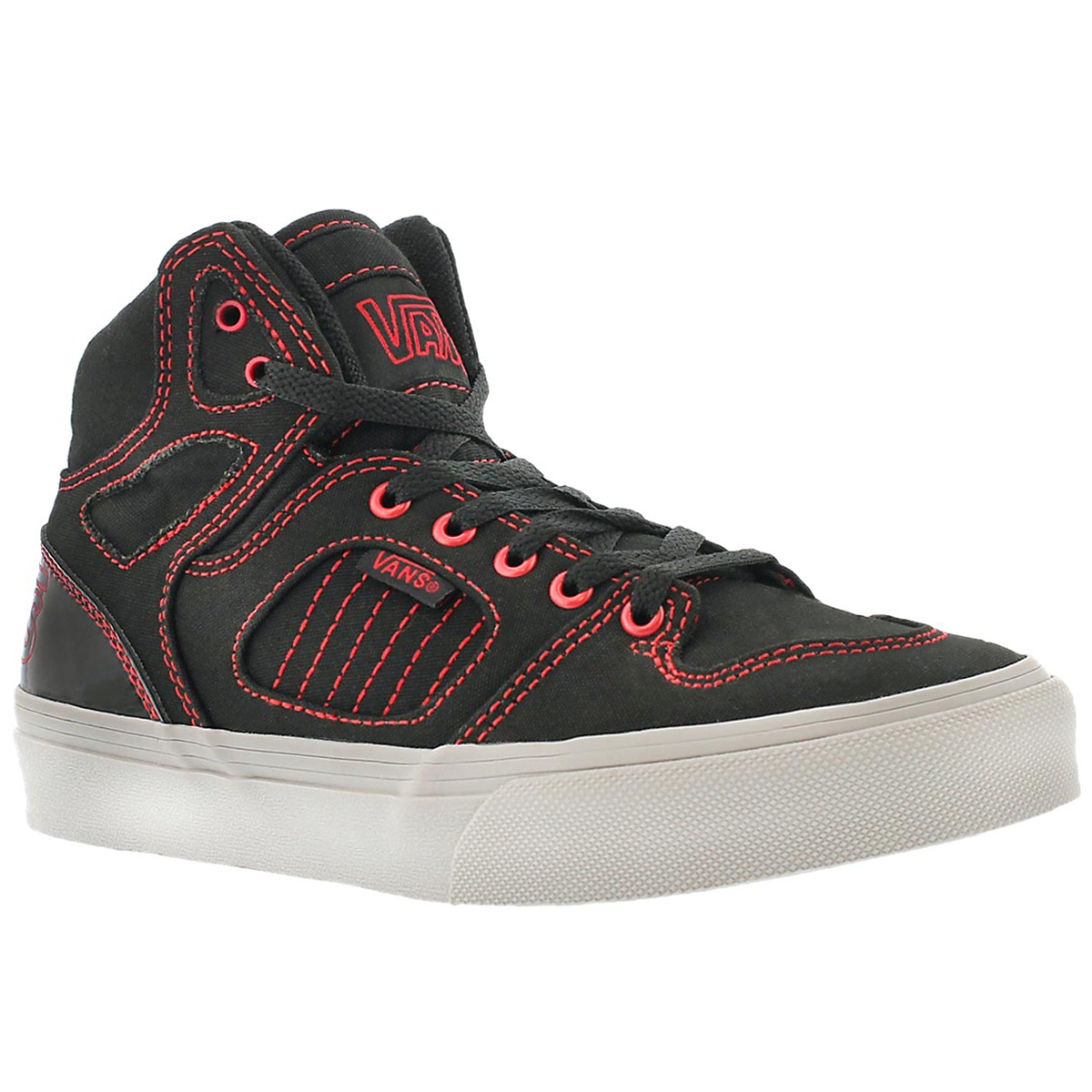 Bys Allred black/red hi-top sneaker