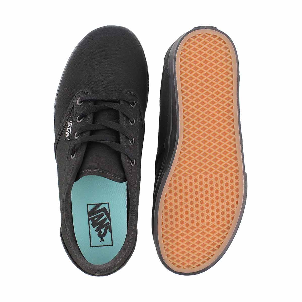 Grls Atwood Low black lace up sneaker