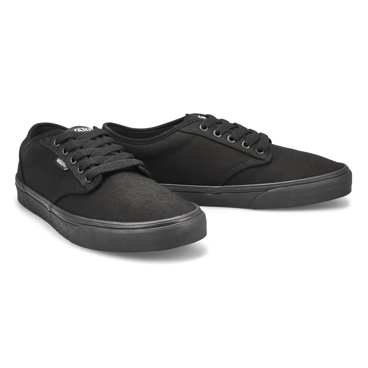 Mns Atwood blk/blk cnvs lace up sneaker