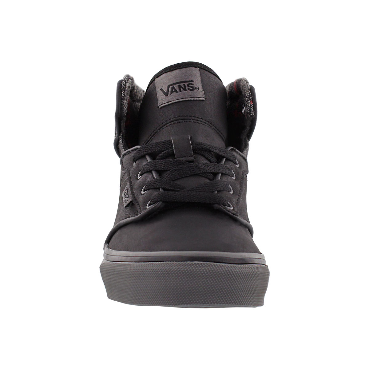 Bys Atwood Hi blk leathr lace up sneaker