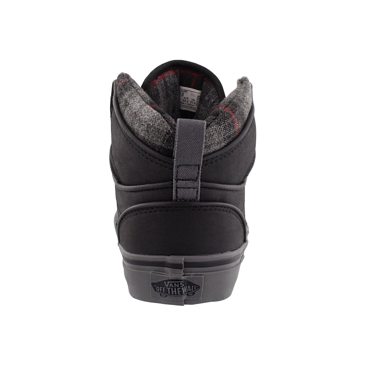 Bys Atwood Hi blk leathr lace up sneaker