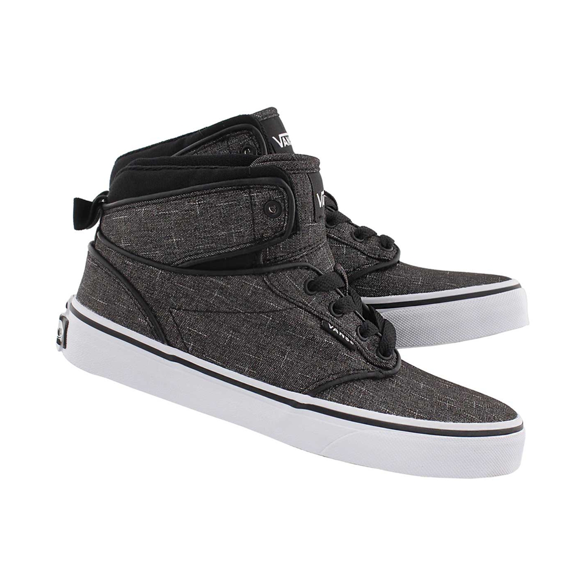 Bys Atwood Hi blk/wht lace up sneaker