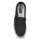 Vans Women's ASHER black leather slip on snea | Softmoc.com