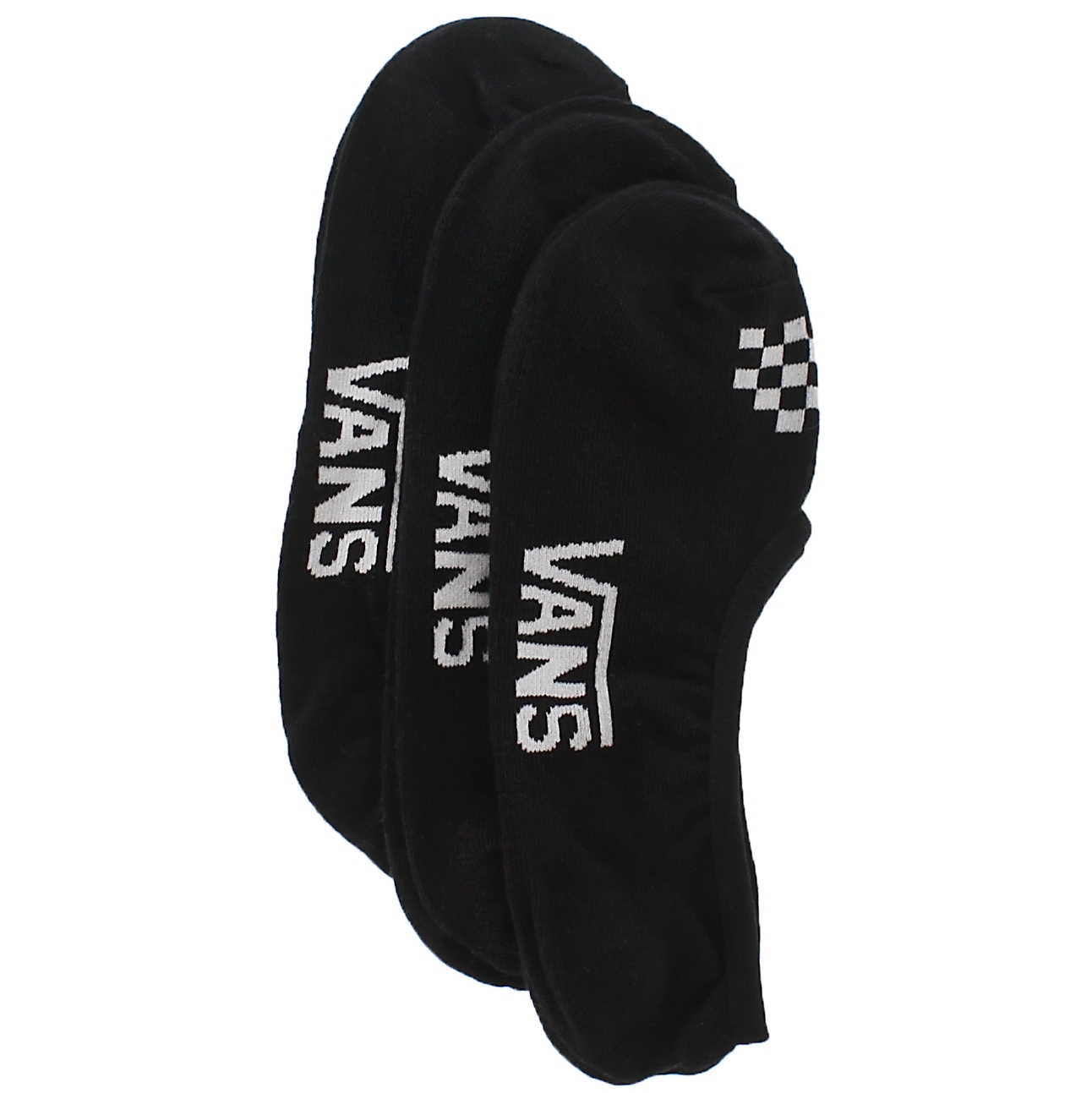 Lds Basic Canoodle bk/wht ankle sock 3p
