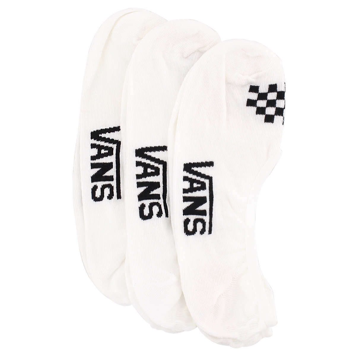 Women's BASIC CANOODLE wht/blk ankle socks - 3pk