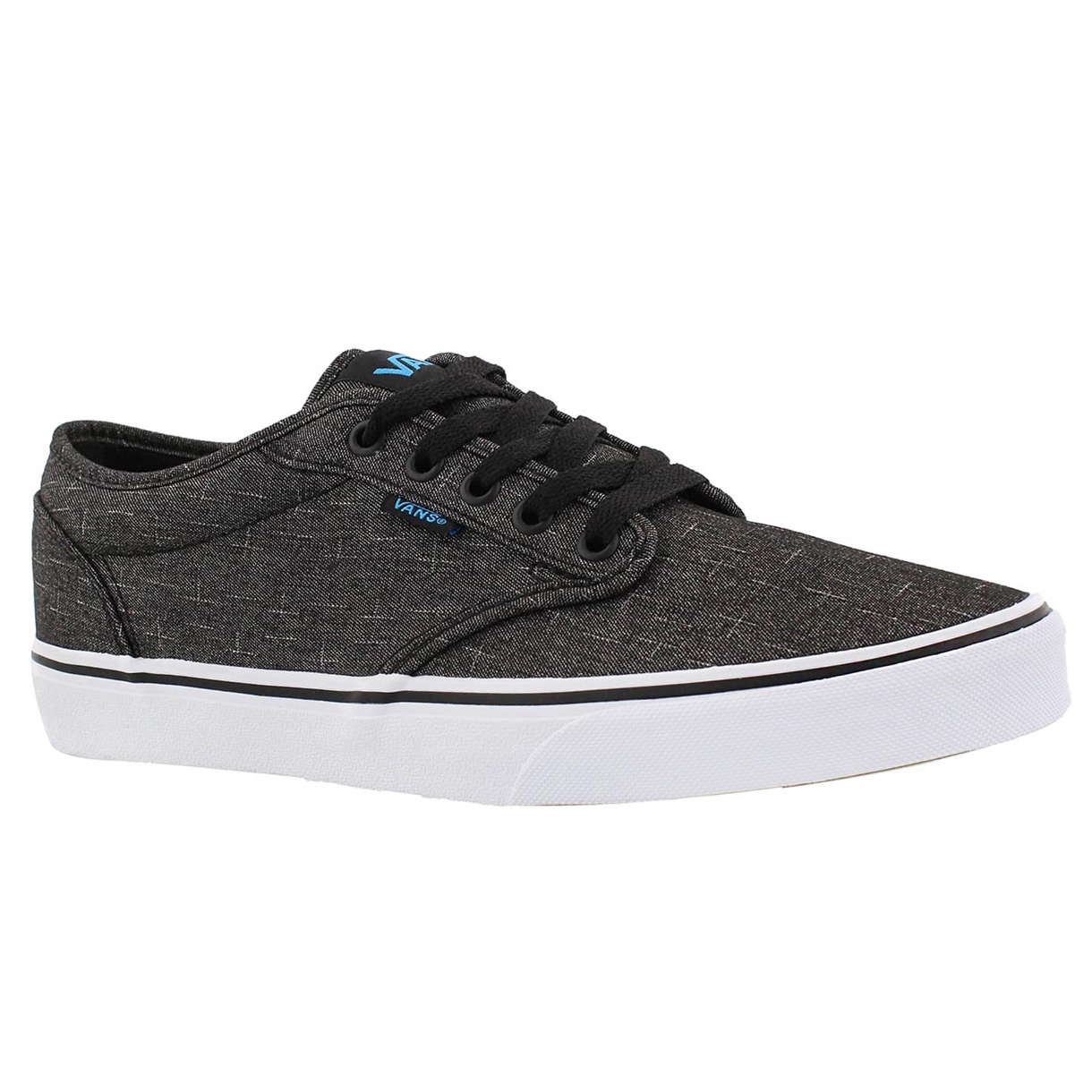 Men's ATWOOD black/blue laceup sneakers