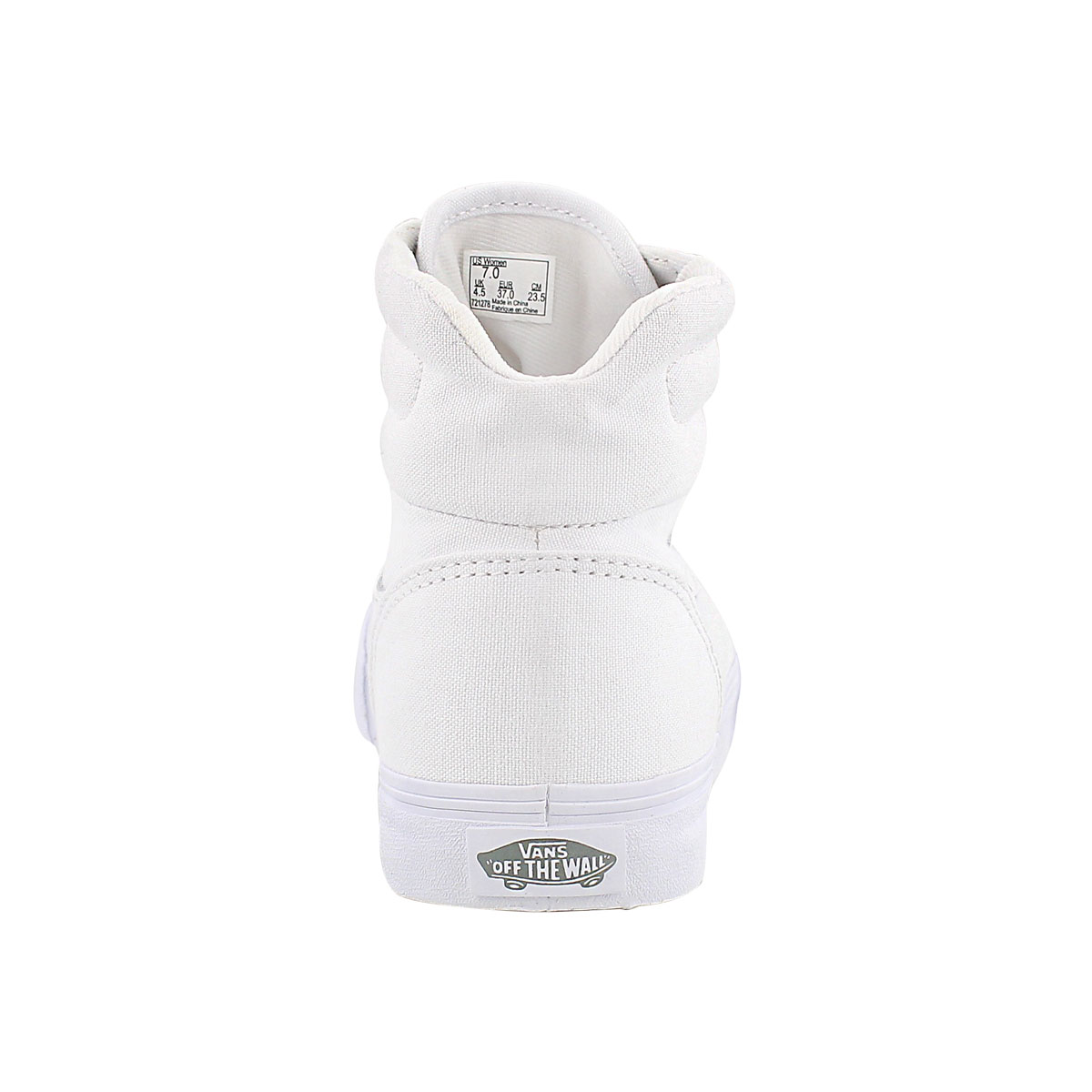 Lds Milton Hi white lace up sneaker
