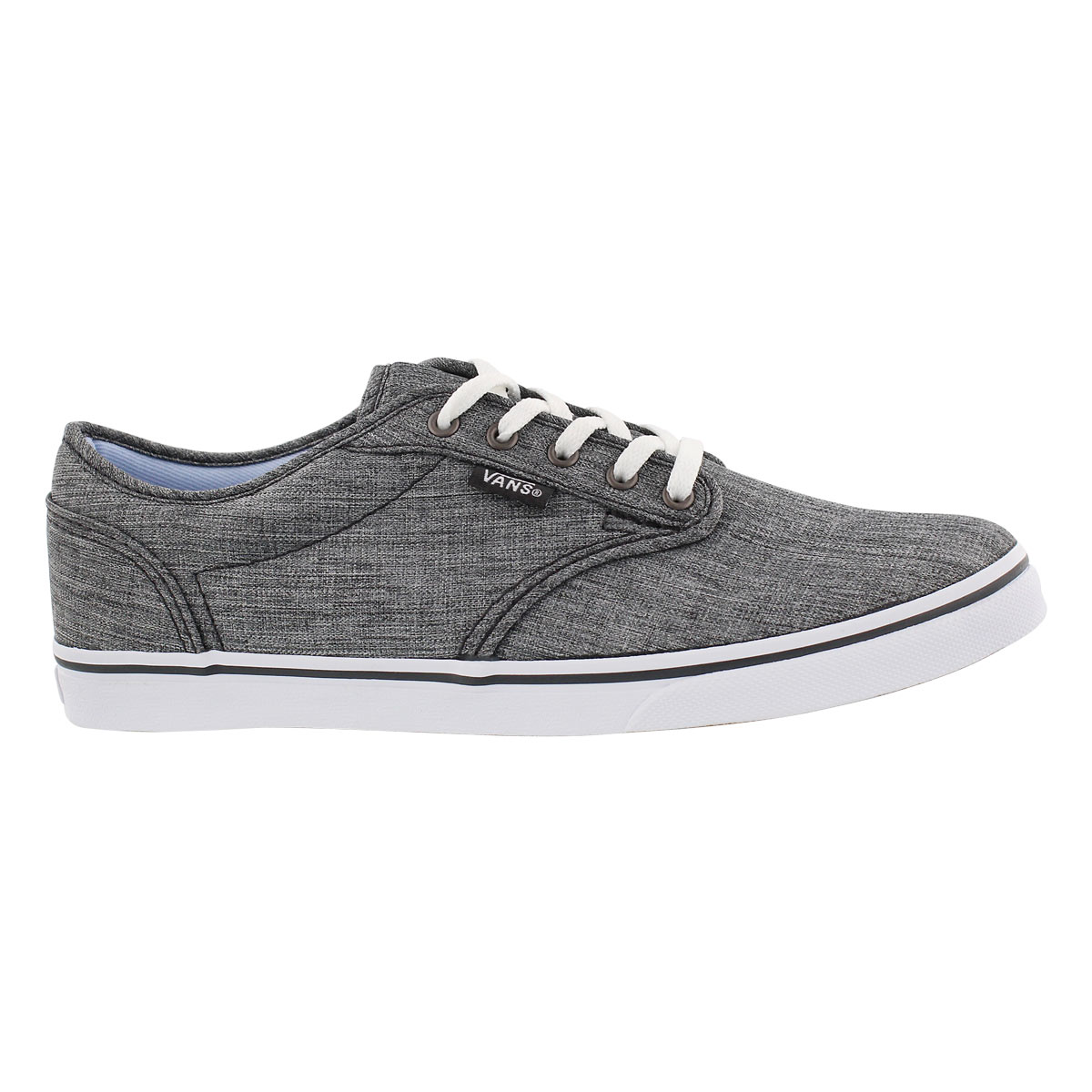 Vans Women's ATWOOD LOW grey lace up sneakers | Softmoc.com