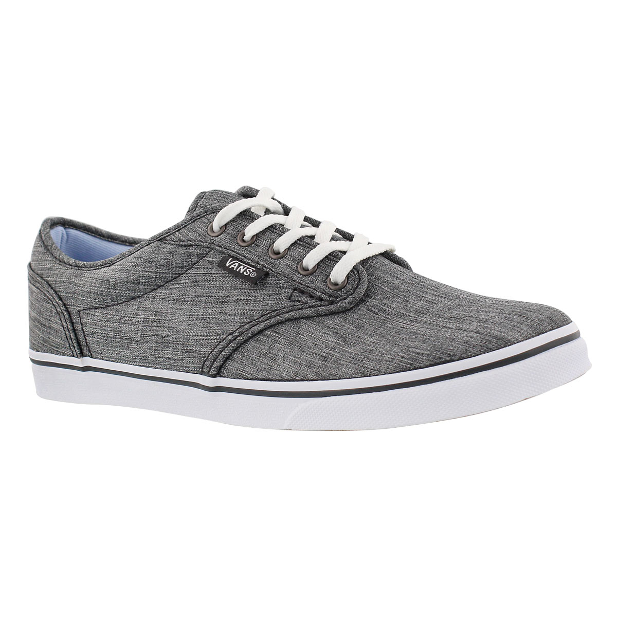 Vans Women's ATWOOD LOW grey lace up sneakers | Softmoc.com