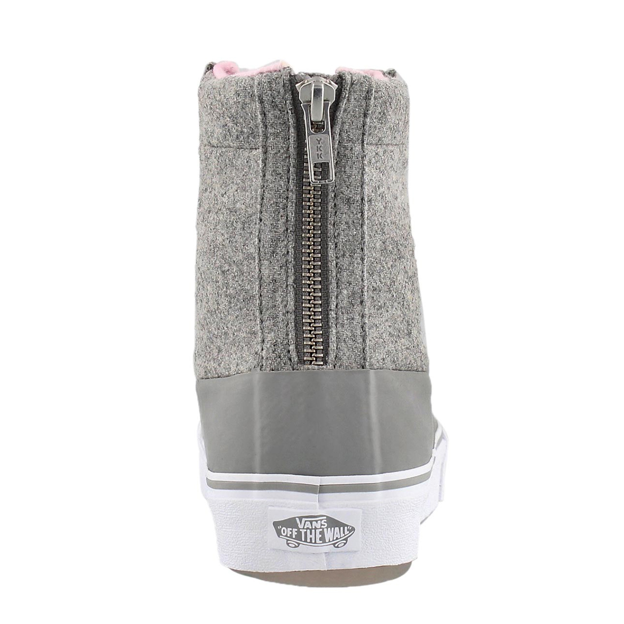 Lds Camden Hi Zip MTE grey lace up snkr