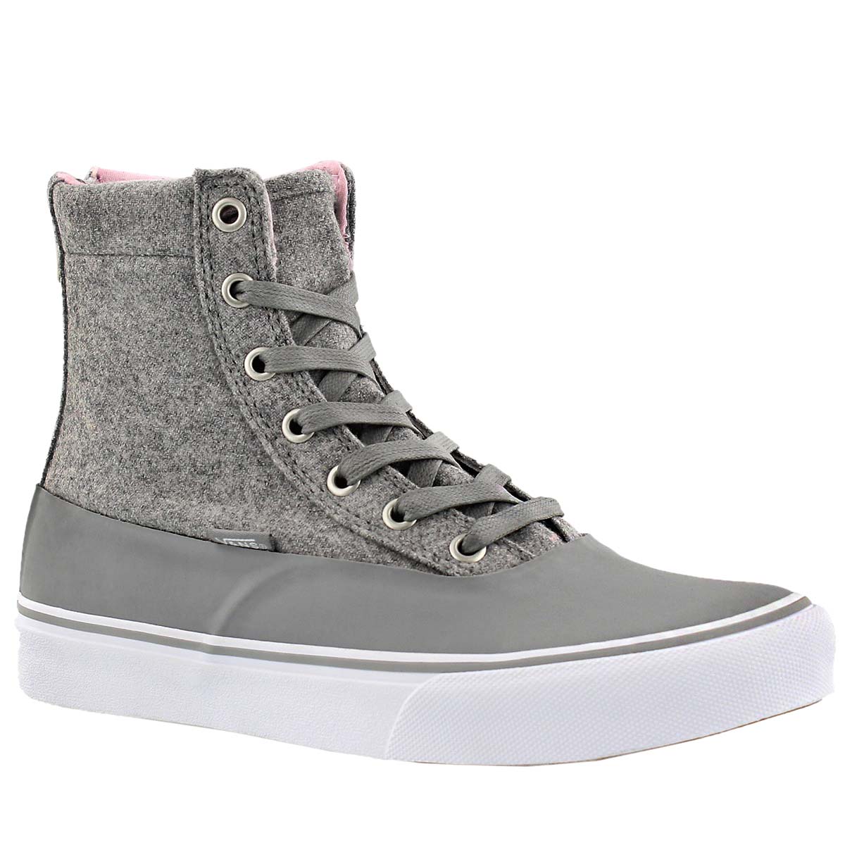 Lds Camden Hi Zip MTE grey lace up snkr