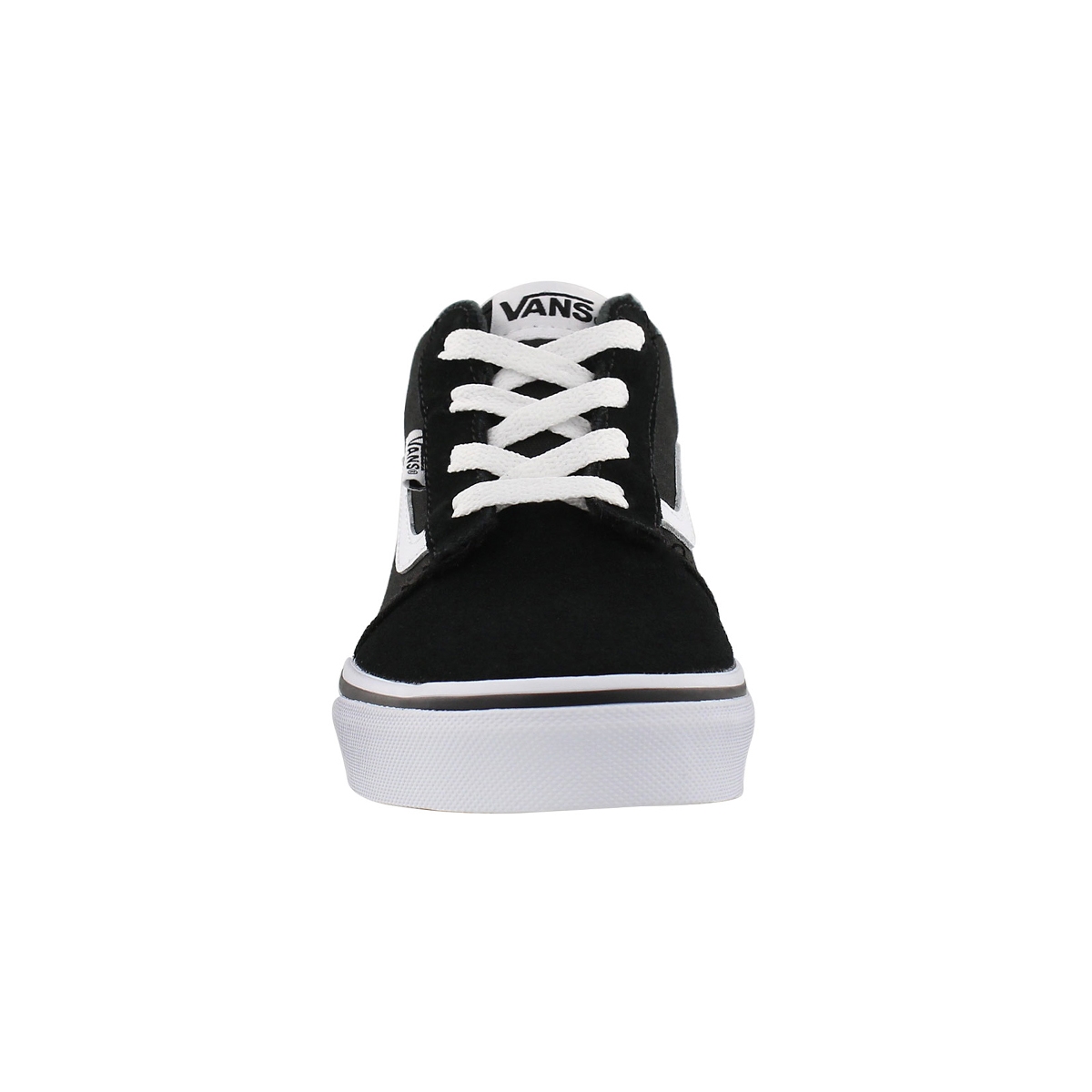 Bys Chapman Mid blk/wht lace up sneaker