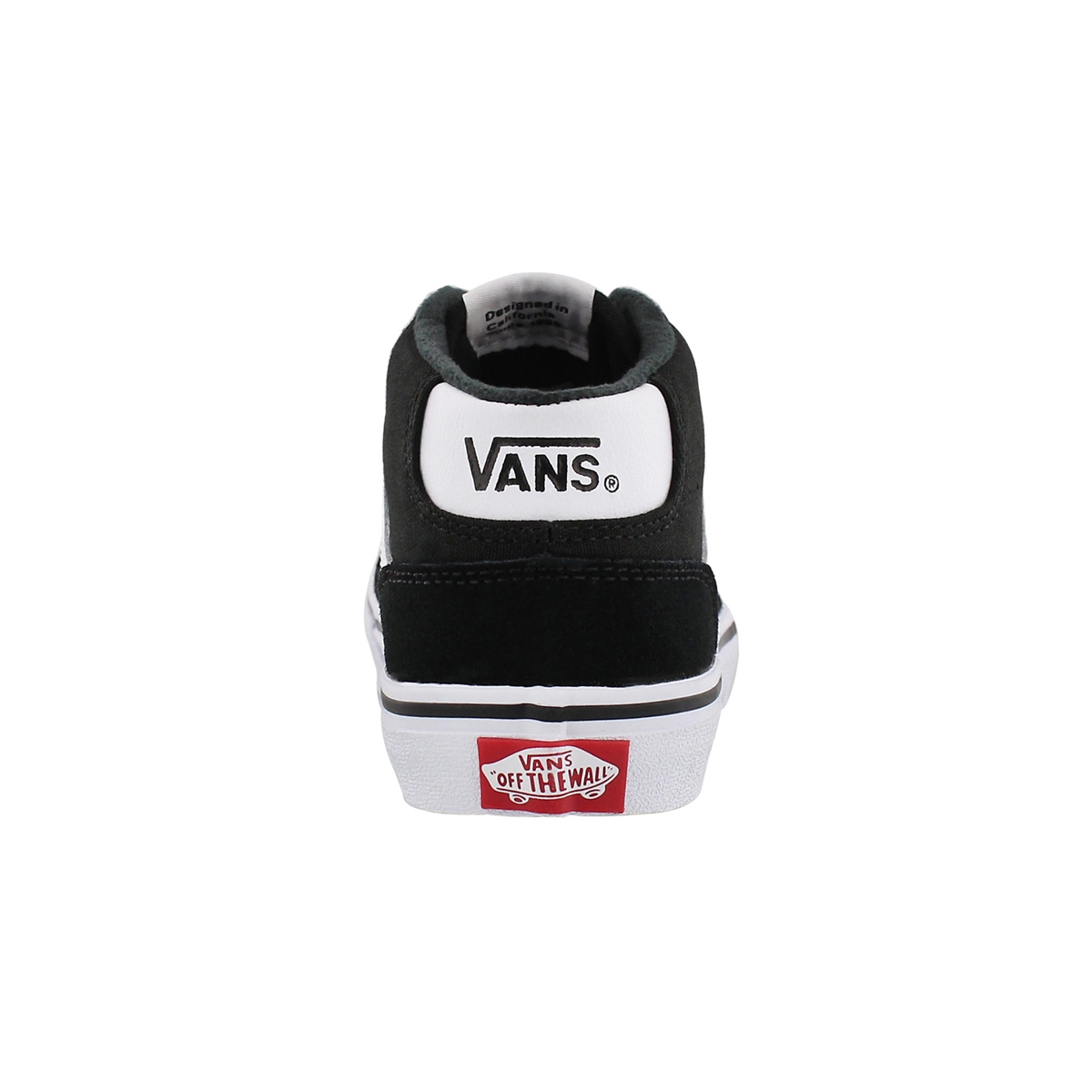 Bys Chapman Mid blk/wht lace up sneaker