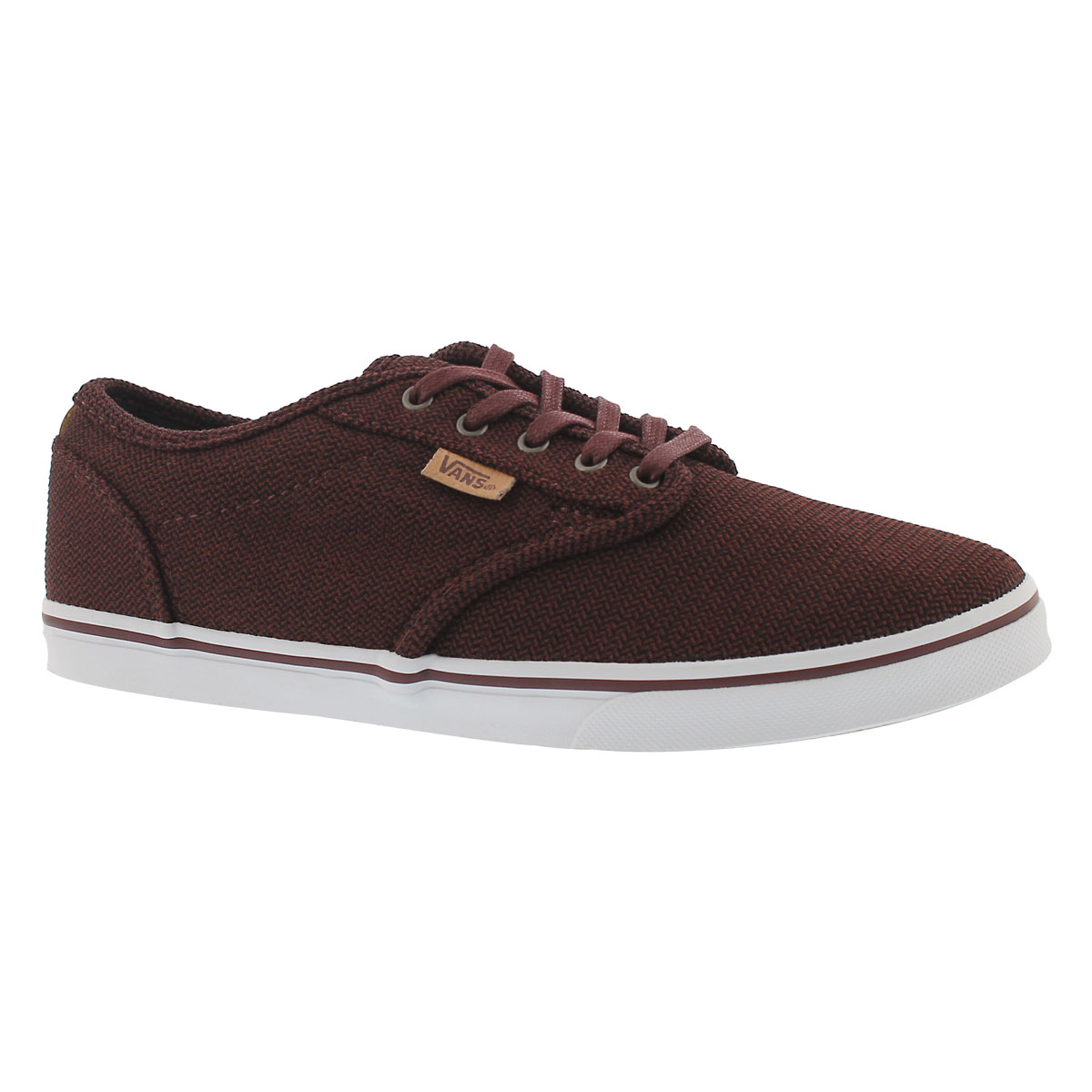 Women's ATWOOD LOW DX burgundy lace up sneakers