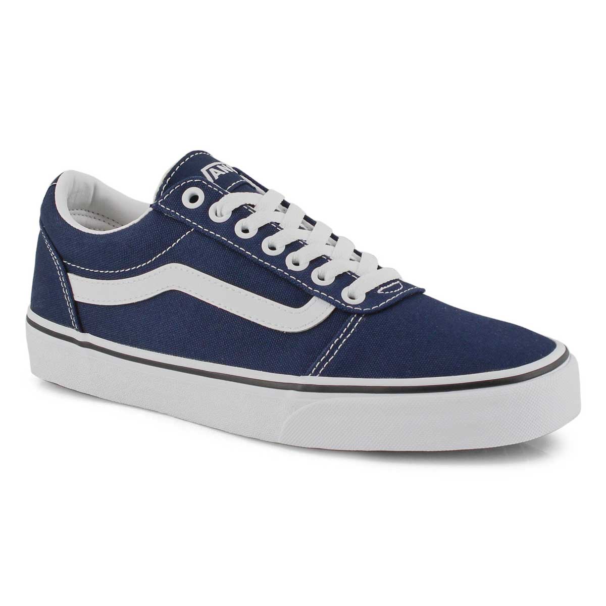 Espad. à lacets Ward, bleu/blanc, homme