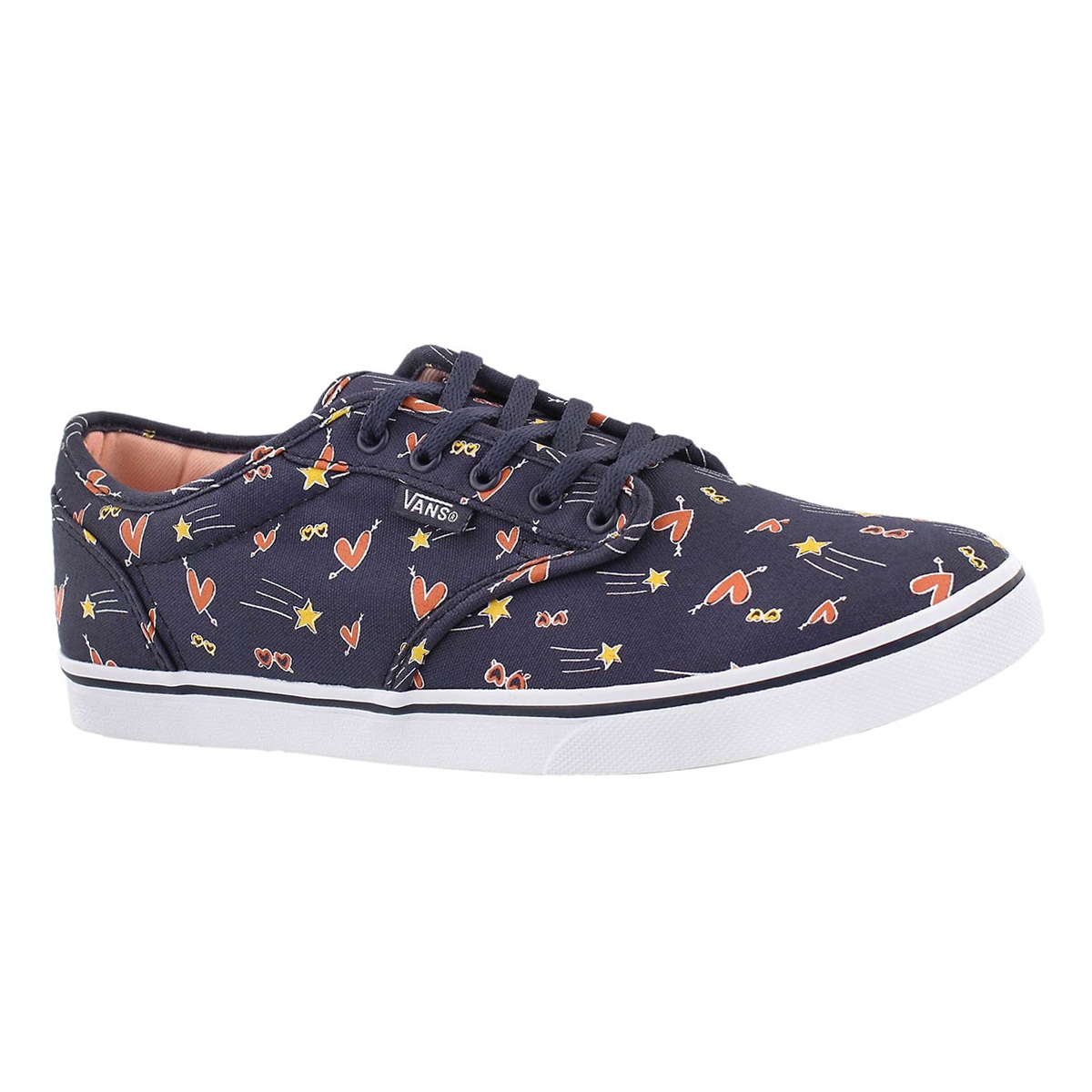 Women's ATWOOD LOW navy/multi lace up sneakers