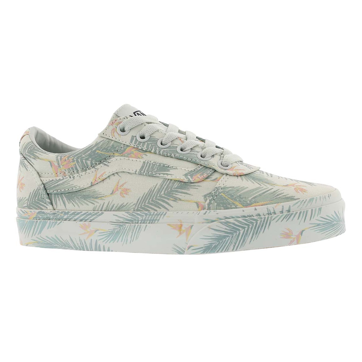 Women's WARD tropical green lace up sneakers