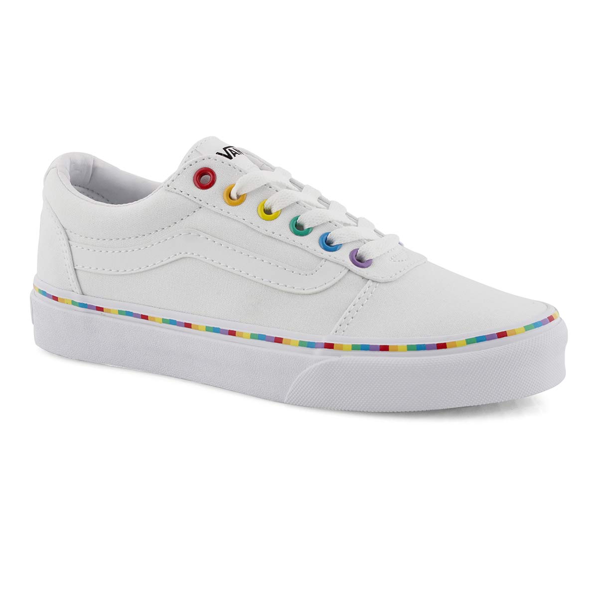 rainbow lace vans