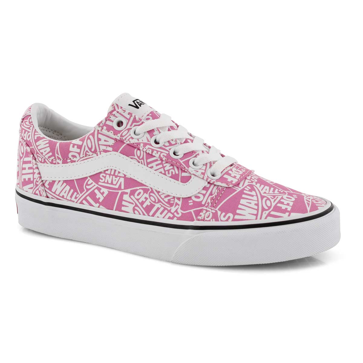 pink lace up vans