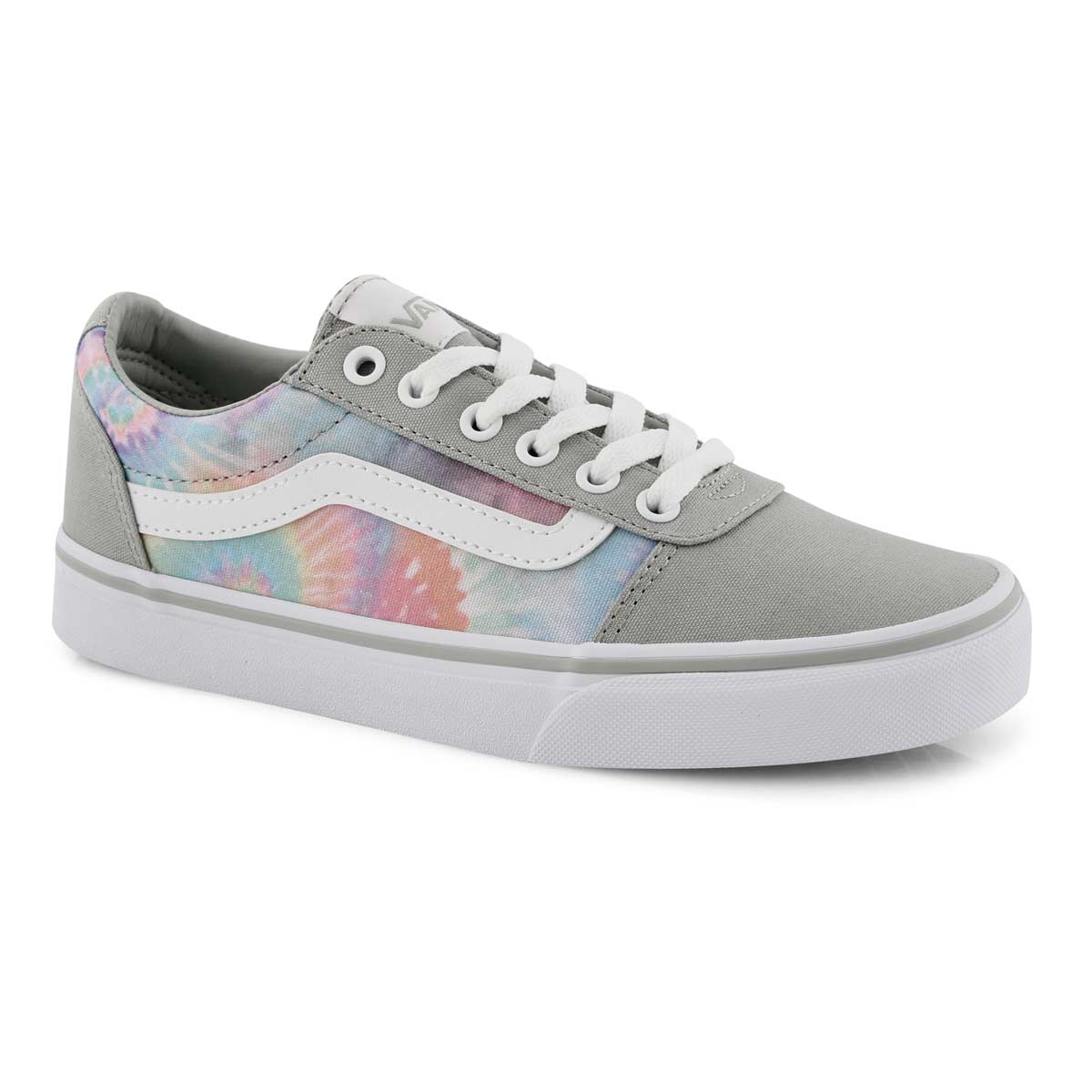 grey lace up vans cheap online