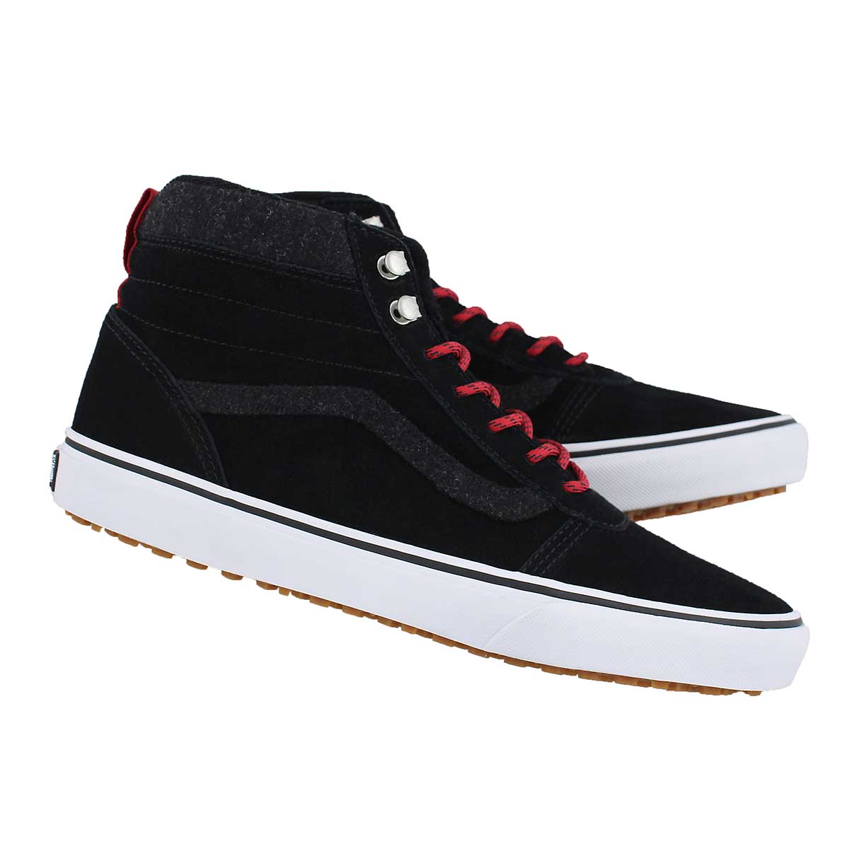 black vans tie up