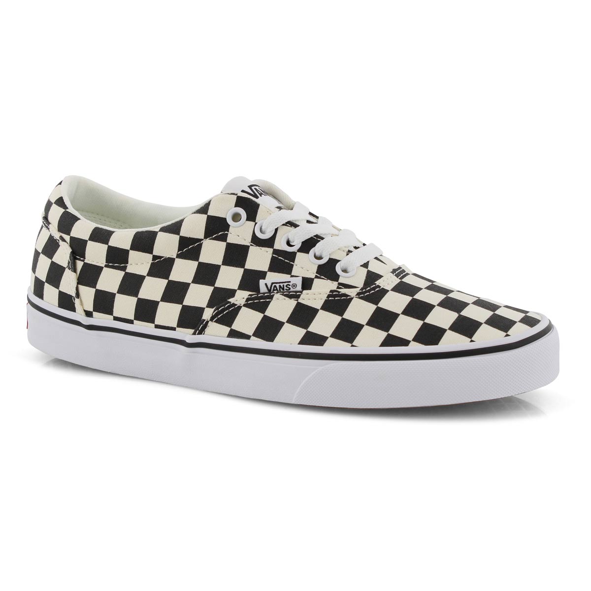 checkerboard vans with laces