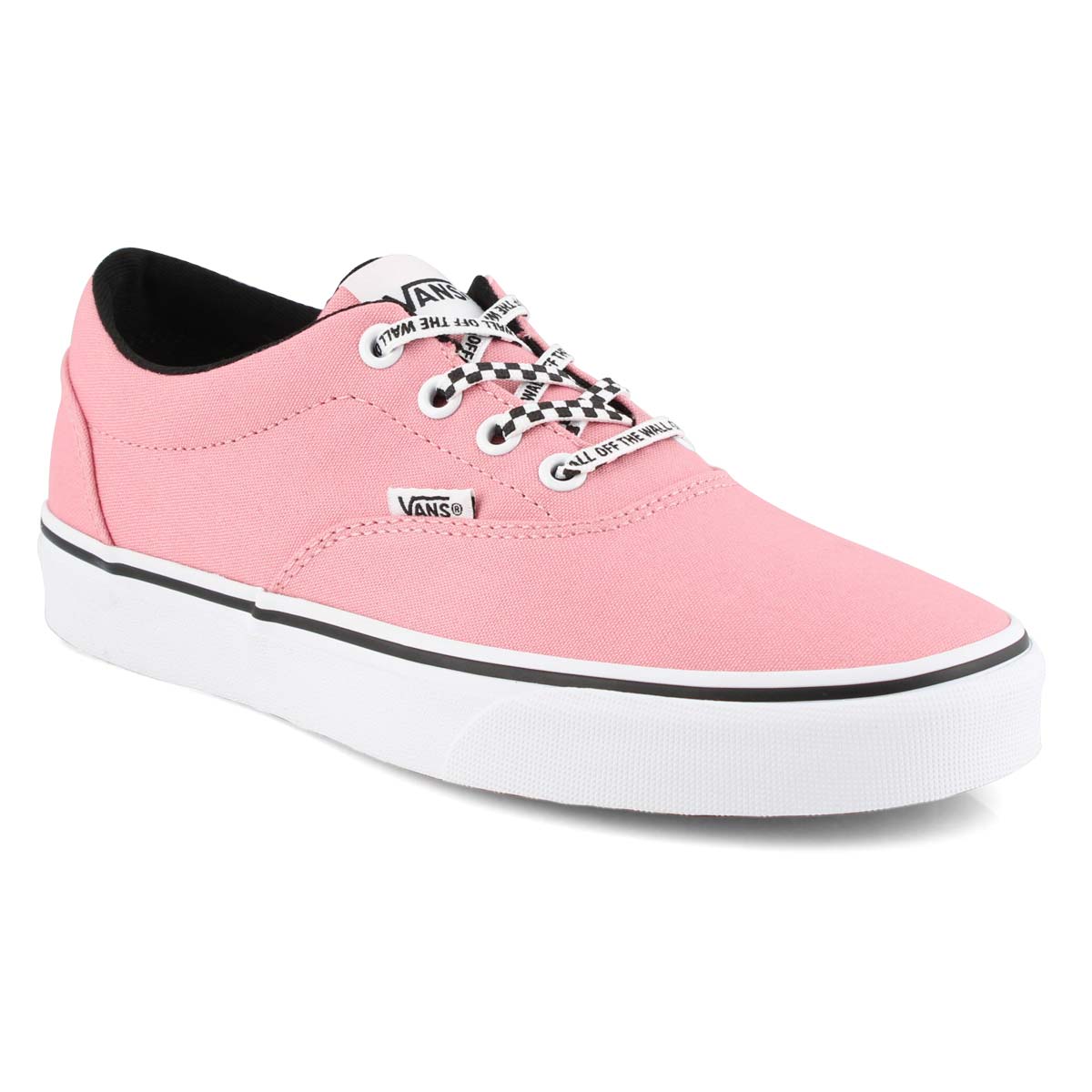 pink vans with laces