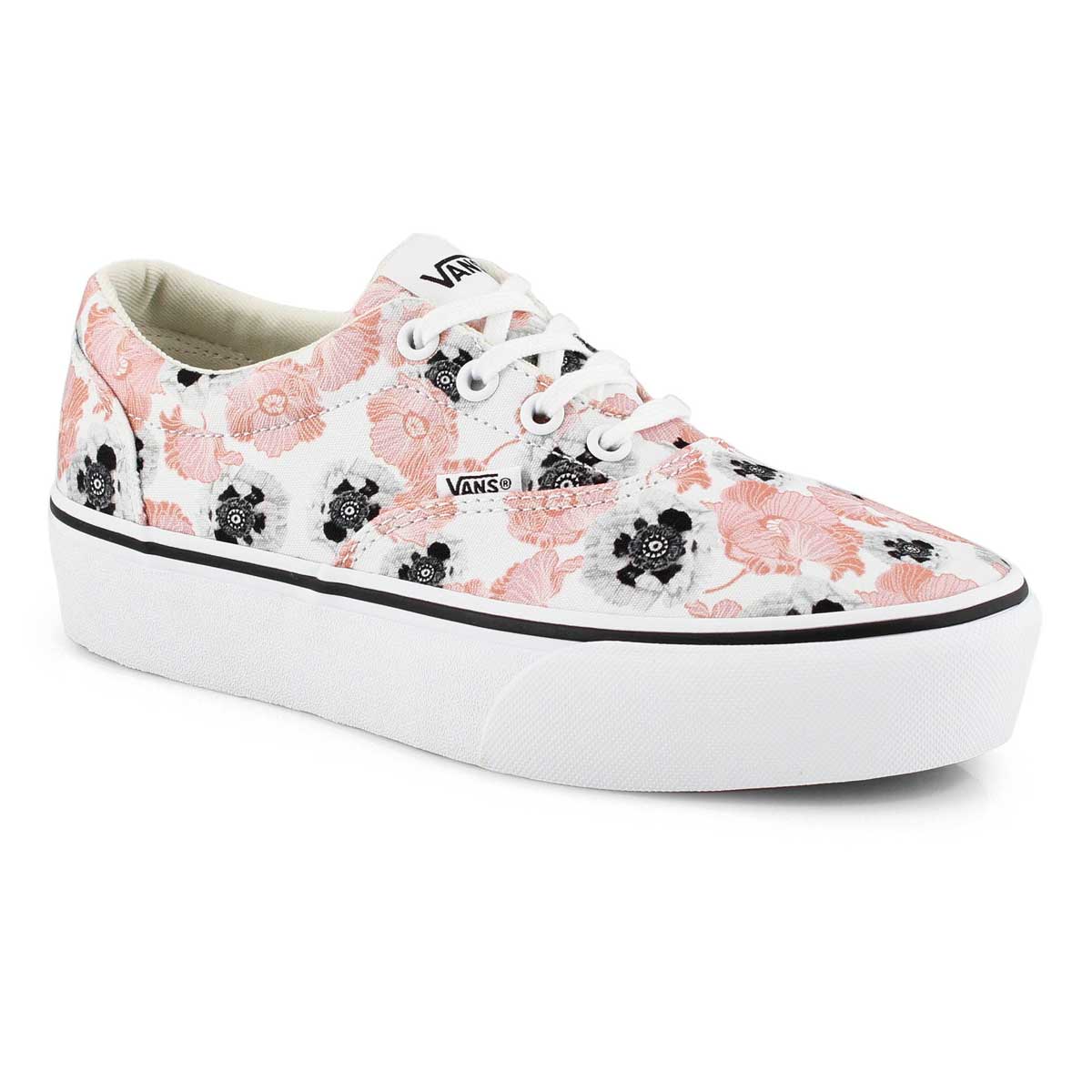 Vans Women S Doheny Platform Sneaker White