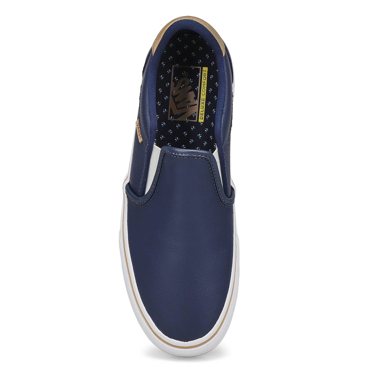 Mens Asher Deluxe Slip On Sneaker - Blue