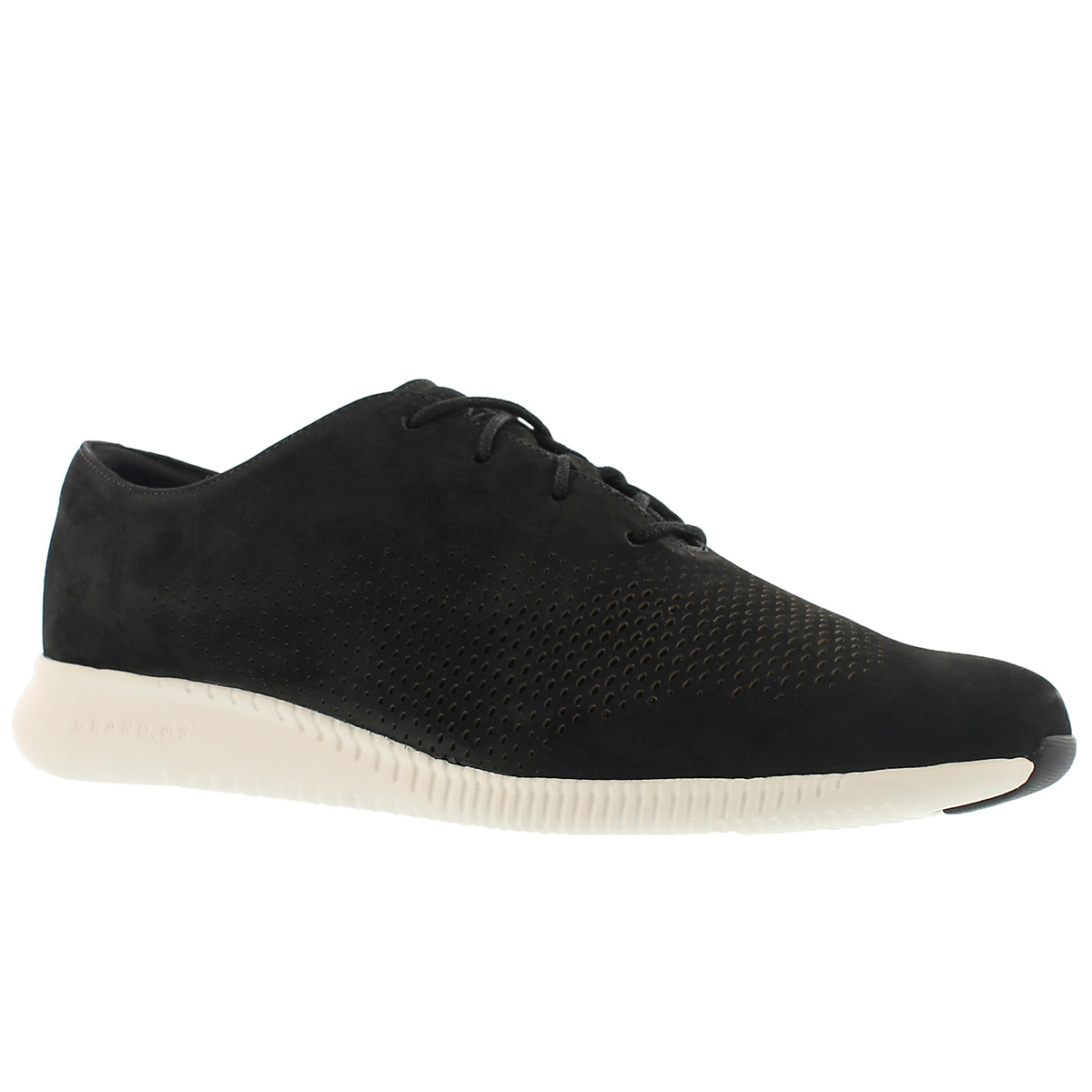 Women's GRAND LASER WING blk casual oxfords